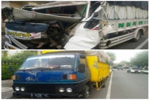 Perbaiki Ban Pecah Dipinggir Jalan, Sopir Truck Tewas Seketika