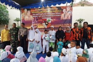 Meski Dirundung Duka, Pemuda Pancasila Surabaya Tetap Gelar Giat Kemanusiaan