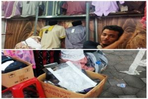 Barang Kena hujan, Pedagang Rugi, Panitia Bazar MAS Bantu Jualan