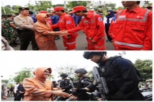 Selesai Sholat Ied di Balai Kota Surabaya, Risma Gelar Open House