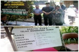 Ibunda Wawalikota Surabaya Berpulang
