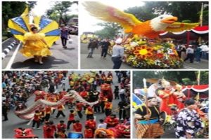 Begini Meriahnya Pawai Bunga dan Budaya di Surabaya