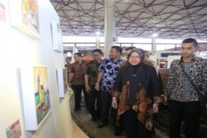 Anak Berkebutuhan Khusus Surabaya Pameran Lukisan di Juanda