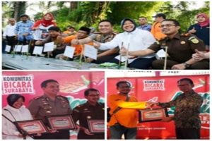 Walikota, Kapolrestabes dan Kajari Surabaya Hadir di Acara Puncak SuroboyoPedes