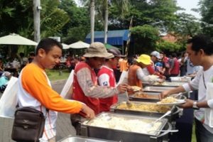 Pasukan Kuning Sarapan Bareng di Novotel Surabaya