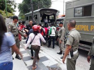 Satpol-PP Surabaya Panen Tangkapan, Jaring 108 Orang dan Positip Narkoba 17 Orang