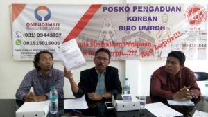 Gandeng YLPK Jatim, Ombudsman RI Buka Posko Pengaduan Korban Biro Umroh Nakal