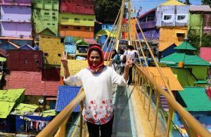 Puti Guntur Kagumi Kreativitas Kampung Arek Malang