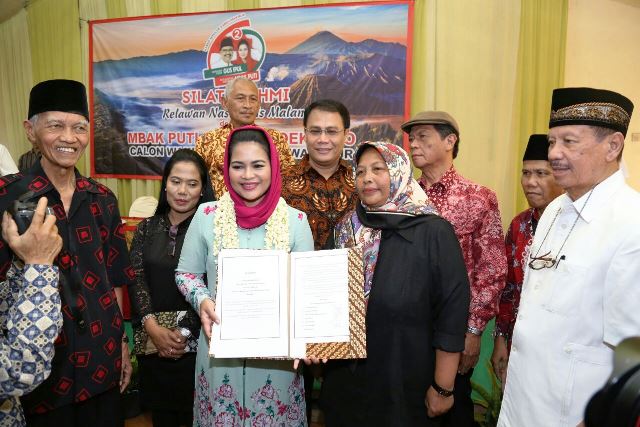 Terbaru, Gus Ipul-Puti Soekarno Didukung Kaum Nasionalis Malang Raya