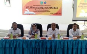 Hadirkan Pustakawan Terbaik Nasional, Dispersip Tanbu Gelar Pelatihan