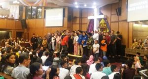 Ciptakan Kondusifitas Wilayah Surabaya, Romo Eko: Kekerasan Kita Balas dengan Kasih