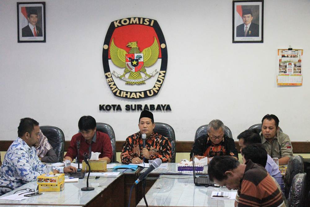 Ketua KPU RI Hadiri Rapat Pleno Terbuka Rekapitulasi DPS Pemilu 2019 Kota Surabaya