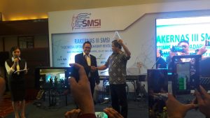 Menkominfo dan Chairul Tanjung Hadir di Rakernas ke III SMSI