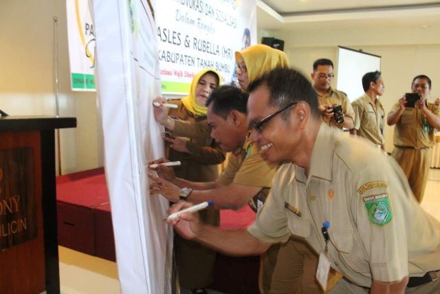 Pemkab Tanah Bumbu Sepakat Perangi Penyakit Morbili Measles Rubeola