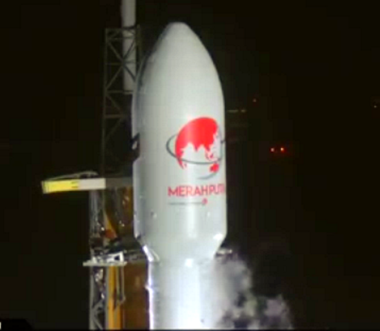 Satelit Merah Putih Menjalani Test di Orbit 108 derajat Bujur Timur