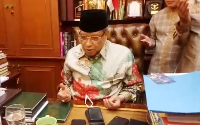 Begini Reaksi Ketua PBNU Said Aqil Siradj Saat Jokowi Umumkan Cawapres (Video)