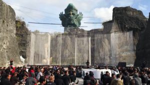 Resmikan Patung Garuda Wisnu Kencana (GWK), Jokowi Sebut Mahakarya Anak Bangsa