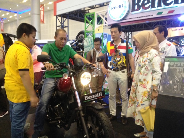 Motobi EVO 200 Magnet Motor Pegunjung GIIAS Surabaya