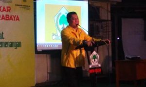 Hadir di Peringatan HUT Golkar ke 54 di Surabaya, Adies Kadir Sosialisasikan Calon DPD no 35