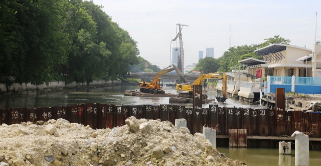 Cegah Banjir Air Rob, Pemkot Surabaya Bangun Rumah Pompa Petekan