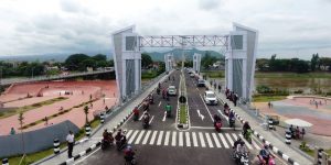 Urai Kemacetan, Wali Kota Kediri Buka Uji Coba Rekayasa Lalin di Jembatan Brawijaya