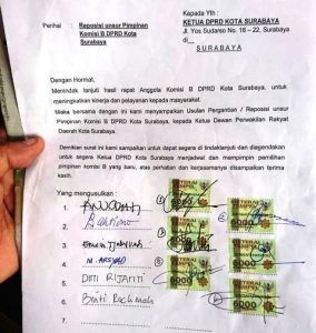Mayoritas Anggota Komisi B DPRD Surabaya Sepakat Reposisi Edy Rahmat dari Jabatan Sekretaris