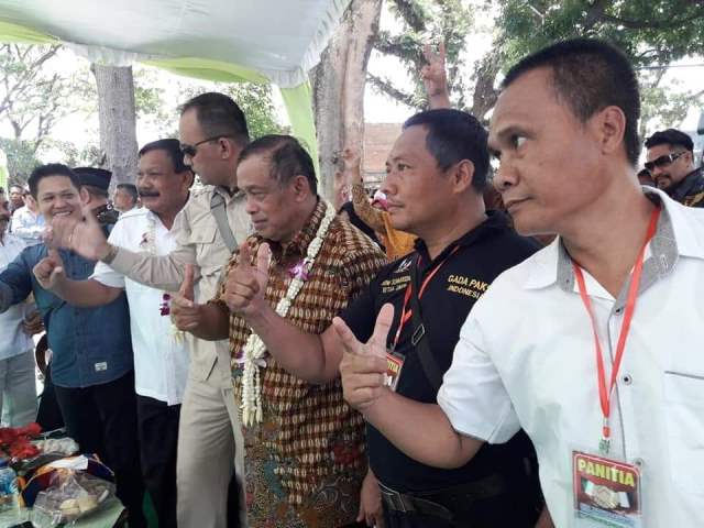 Joko Santoso Kampanyekan Prabowo-Sandi ke Purnawirawan TNI dan Warakawuri se Karesidenan Kediri
