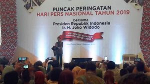 Hadir di Puncak HPN 2019, Presiden Jokowi Jamin Kebebasan Pers