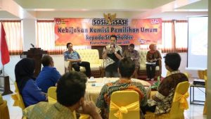 KPU Kabupaten Kediri Gelar Sosialisasi Tangkal Berita Hoax di Medsos