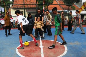Wali Kota Risma Resmikan Lapangan Futsal