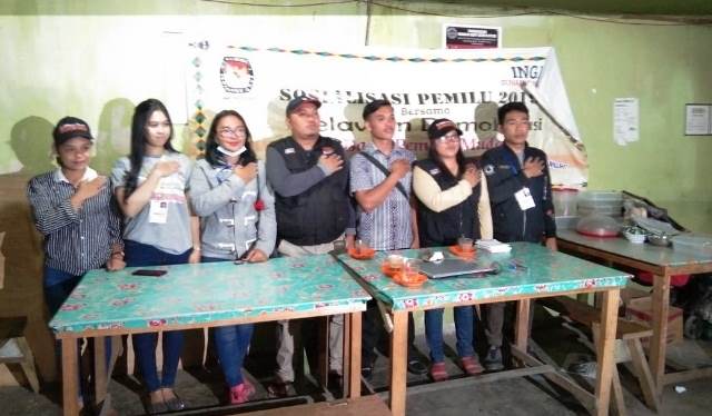 Bersama Relawan Demokrasi, KPU Kabupaten Karo Terus Gelar Sosilasisi Pemilu