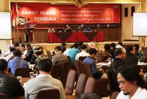 KPU Kabupaten Kediri Gelar Rapat Pleno Terbuka Rekapitulasi dan DPTb Tahap 2