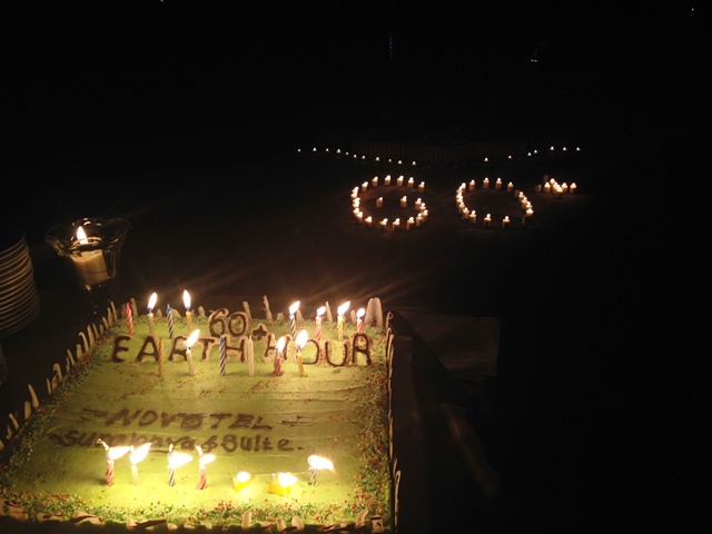 Earth Hour, Novotel Surabaya Ngagel Hemat 85.000 watt