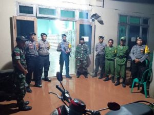 Aparat Gabungan Bersenjata di Wilayah Kediri Jaga Ketat Hasil Suara Pemilu 2019