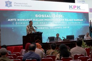 KPK dan Pemkot Surabaya Sosialisasi Anti Korupsi Pengelolaan Pajak ke PPAT dan Notaris