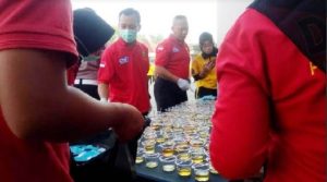 Satlantas Polres Sidoarjo Gelar Tes Urine Dadakan ke Anggotanya