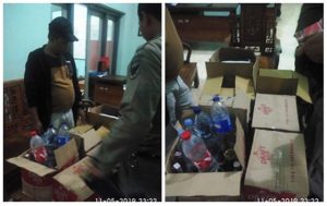 Sisir RHU dan Rumah Kos, Satpol PP Kota Kediri Amankan Puluhan Botol Miras