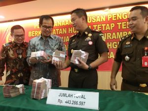Jaksa Langsung Serahkan BB Korupsi Rp443 Juta ke LPDB