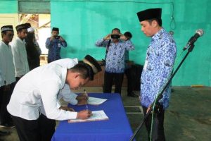 Lantik Anggota BPD Desa Batubulan Dan Temunih, Ini Pesan Sekda Tanbu