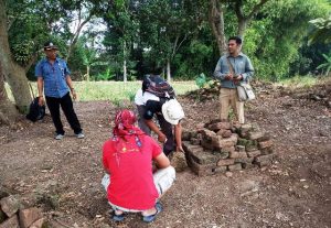 KPPCB Damar Panulu Nusantara Temukan Situs Berupa Batu Bata Candi di Kediri