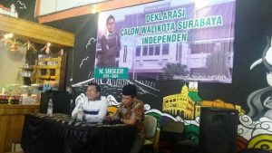 M. Sholeh Deklarasi Maju Pilwali Surabaya 2020 Jalur Independen