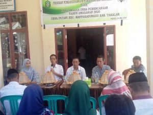 Tingkatkan Kesra Warga, Desa Patani Kabupaten Takalar Gelar Musrenbang TA 2020