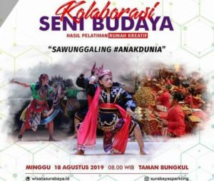 Bingung Berakhir Pekan? Yuk Saksikan Pentas Seni Kolaborasi di Taman Bungkul