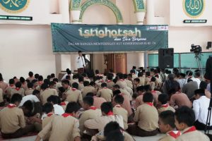 Peringati HUT RI ke 74, Pemkab Kediri Gelar Istighosah di Masjid An Nur