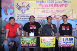 Gandeng M.Sholeh, PDOI Jawa Timur akan Gugat PM 118