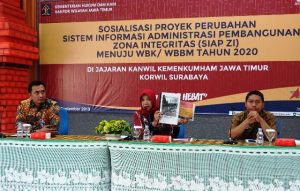 20 Satker Ikuti Sosialisasi Pengisian Aplikasi SIAP ZI