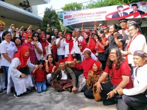 Siap Kawal Kemenangan Jokowi-Maruf, Ksatria Arlangga dan ASSB Gelar Tasyakuran