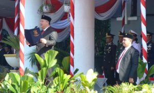 Pimpin Upacara Peringatan Hari Kesaktian Pancasila, Ini Pesan Whisnu Sakti Buana Wawali Kota Surabaya