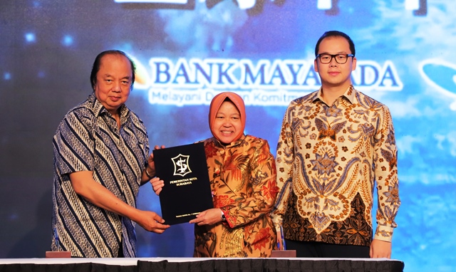 Pemkot Surabaya Terima Donasi Beasiswa Pendidikan Rp 5 Miliar dari Bank Mayapada