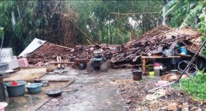 Dua Desa di Mojokerto Dihantam Angin Kencang, Puluhan Rumah Alami Kerusakan